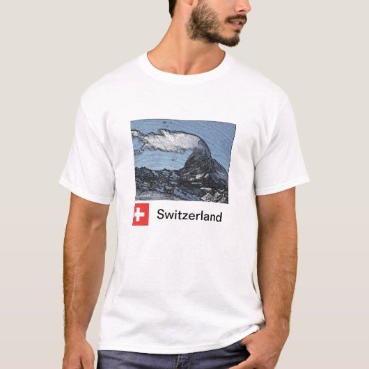 Zermatt souvenir T Shirt (Voorkant)