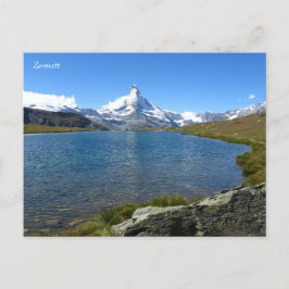 Zermatt Stellisee Swiss Alps Briefkaart