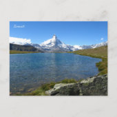 Zermatt Stellisee Swiss Alps Briefkaart (Voorkant)