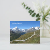 Zermatt Swiss Alps Matterhorn Briefkaart (Staand voorkant)