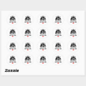 Zermatt Switzerland Ski Resort Alps Alpine Skiing Ronde Sticker (Vel)