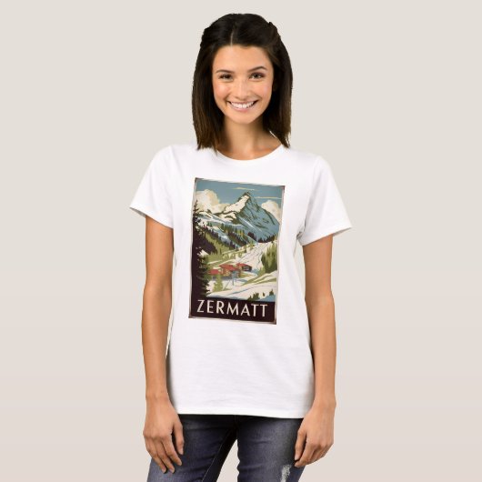 Zermatt t-shirt (Voorkant volledig)