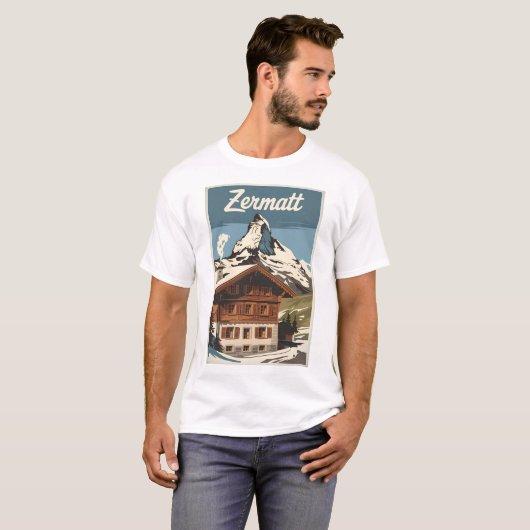 Zermatt  t-shirt (Voorkant volledig)