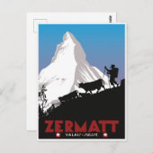 Zermatt, Valais, Suisse Briefkaart (Voorkant / Achterkant)