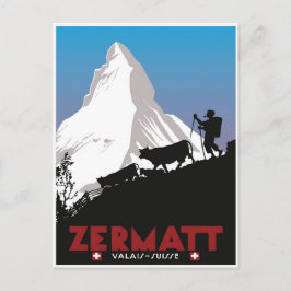 Zermatt, Valais, Suisse Briefkaart