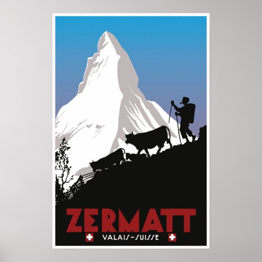 Zermatt, Valais, Suisse Poster (Voorkant)