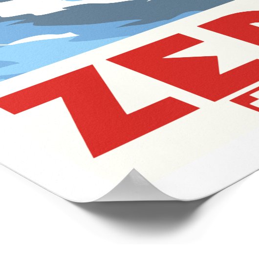 Zermatt,Valais,Suisse,Ski Poster (Hoek)