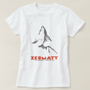 Zermatt, Valais, Zwitserland T-shirt