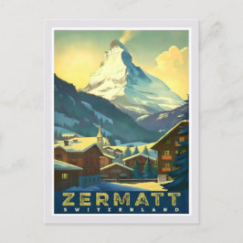 Zermatt - Verover de majestueuze Matterhorn Briefkaart