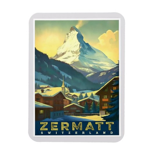 Zermatt - Verover de majestueuze Matterhorn Magneet (Verticaal)