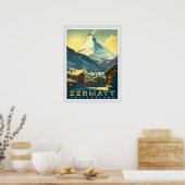 Zermatt - Verover de majestueuze Matterhorn Poster (Keuken)