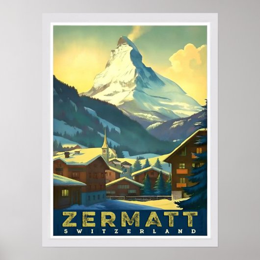 Zermatt - Verover de majestueuze Matterhorn Poster (Voorkant)