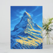 Zermatt Vintage Travel Programmakaart (Staand voorkant)