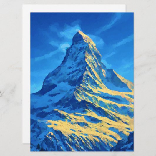 Zermatt Vintage Travel Programmakaart (Voorkant / Achterkant)