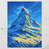 Zermatt Vintage Travel Programmakaart (Voorkant)