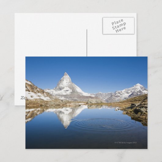 Zermatt, Zwitserland Briefkaart (Voorkant / Achterkant)