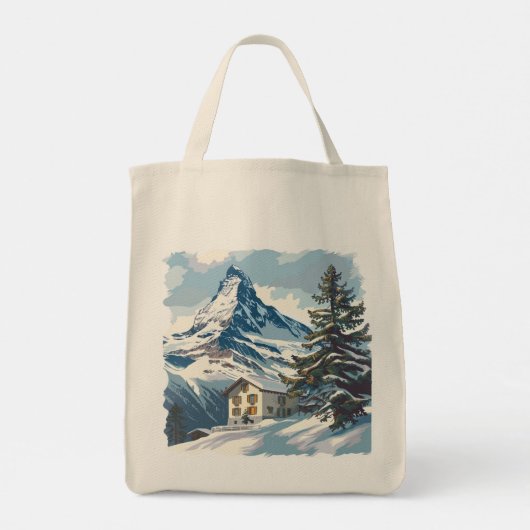 Zermatt, Zwitserland: Iconische bestemmingen Tote Bag (Achterkant)