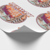Zermatt zwitserland logo cadeaupapier (Hoek)