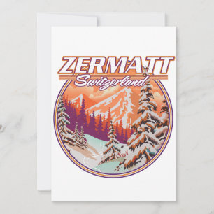 Zermatt Zwitserland logo Kaart