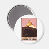 Zermatt Zwitserland Magneet (Voorkant / Achterkant)