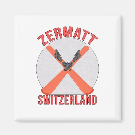 Zermatt, Zwitserland Magneet (Voorkant)