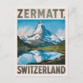  Zermatt Zwitserland Matterhorn Briefkaart (Voorkant)