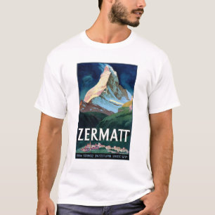 Zermatt Zwitserland Matterhorn Travel T-shirt