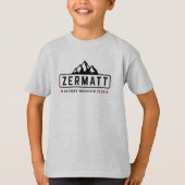 Zermatt Zwitserland Outdoor T-Shirt (Voorkant)