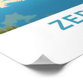 Zermatt Zwitserland Reisprint Poster (Hoek)