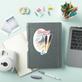 Zermatt Zwitserland  ski-poster Sticker (iPad Cover)