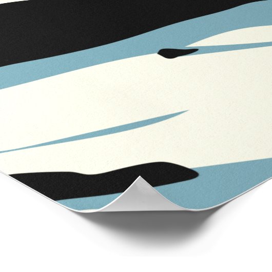 Zermatt Zwitserland Ski print (Hoek)