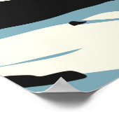 Zermatt Zwitserland Ski print (Hoek)