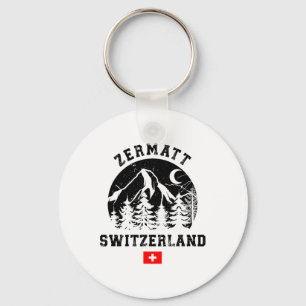 Zermatt Zwitserland Skigebied Alpen Alpineskiën Sleutelhanger
