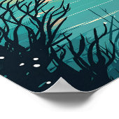  Zermatt, Zwitserland: Sneeuwalpen bij nacht Poster (Hoek)