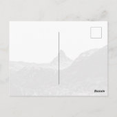 Zermatt Zwitserland Souvenir Travel Briefkaart (Achterkant)
