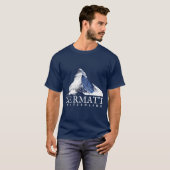 Zermatt Zwitserland T-shirt (Voorkant volledig)