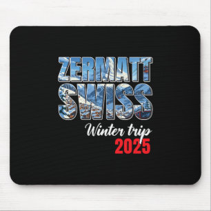 Zermatt Zwitserland Winterreis 2025 Zwitserse Ski  Muismat