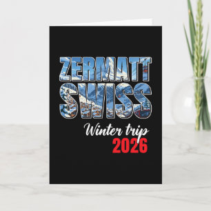 Zermatt Zwitserland Winterreis 2026 Alpen Skiën Zw Kaart