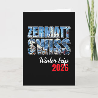 Zermatt Zwitserland Winterreis 2026 Alpen Skiën Zw Kaart