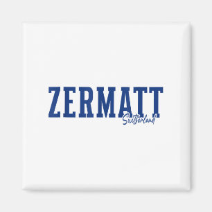 Zermatt Zwitserland Zwitserse Alpen Alpine Skiën S Magneet