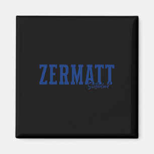 Zermatt Zwitserland Zwitserse Alpen Alpines Skien Magneet
