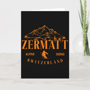 Zermatt Zwitserse Alpen Alpen Skiën Zwitserland Be Kaart