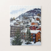 Zermatt. Zwitserse Alpen Legpuzzel (Verticaal)