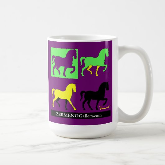 Zermeno's "4 paarden" koffiemok (Rechts)