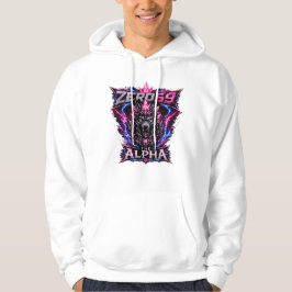 ZERO69 De Alpha Neon Wolf Hoodie