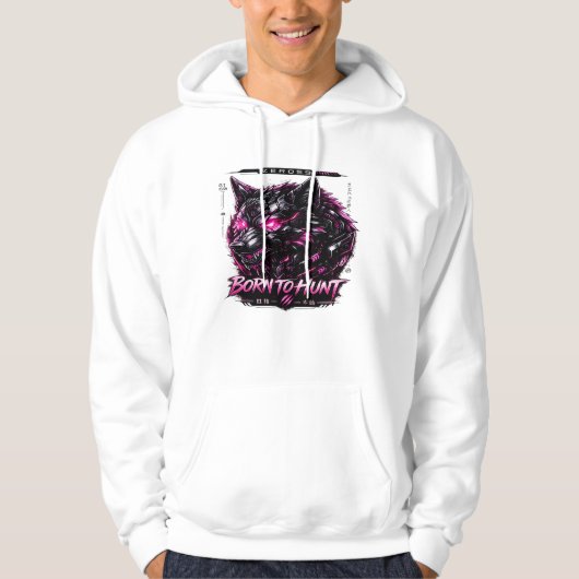 ZERO69 // Geboren om te jagen: Alpha Protocol Hoodie (Voorkant)