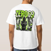 ZERO69 Glitch Division – Chaos Protocol Cyberpunk T-shirt (Achterkant)