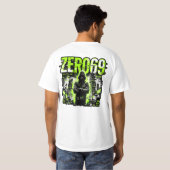 ZERO69 Glitch Division – Chaos Protocol Cyberpunk T-shirt (Achterkant volledig)
