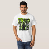 ZERO69 Glitch Division – Chaos Protocol Cyberpunk T-shirt (Voorkant volledig)