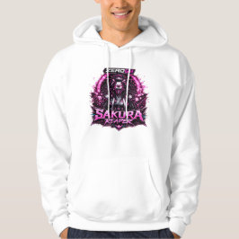 ZERO69 Neon Sakura Reaper Cyberpunk Krijger Hoodie
